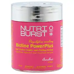 Holland & Barrett Nutriburst Biotine PowerPlus 2500 µg - 60 gummies aanbieding