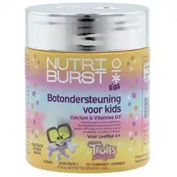 Holland & Barrett Nutriburst Kids Botondersteuning Calcium + Vitamine D3 4+ - 60 gummies aanbieding