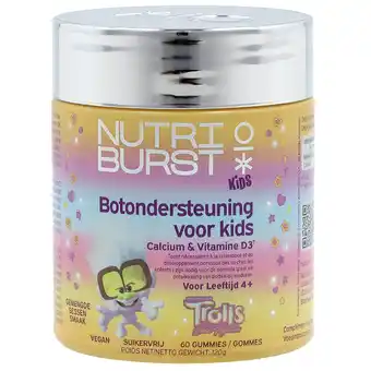 Holland & Barrett Nutriburst Kids Botondersteuning Calcium + Vitamine D3 4+ - 60 gummies aanbieding