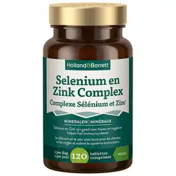 Holland & Barrett Holland & Barrett Selenium En Zink Complex - 120 tabletten aanbieding