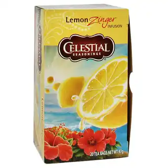 Holland & Barrett Celestial Seasonings Lemon Zinger - 20 theezakjes aanbieding