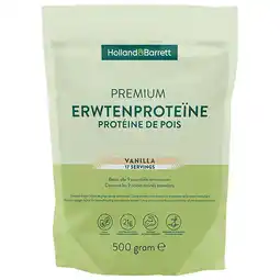 Holland & Barrett Holland & Barrett Premium Erwtenproteïne Vanille – 500g aanbieding