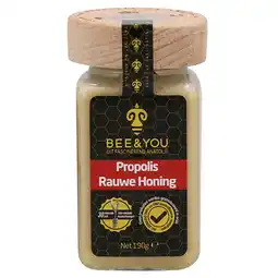 Holland & Barrett BEE&YOU Propolis Rauwe Honing - 190g aanbieding