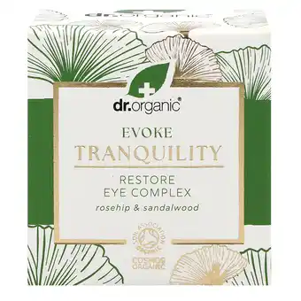 Holland & Barrett Dr. Organic Evoke Tranquility Eye Cream - 10ml aanbieding