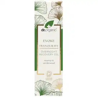 Holland & Barrett Dr. Organic Evoke Tranquility Night Oil - 30ml aanbieding