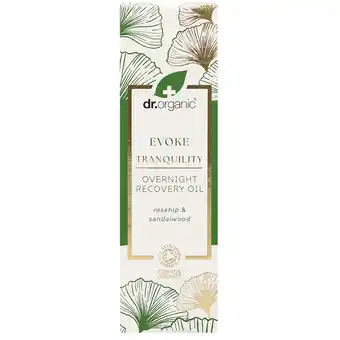 Holland & Barrett Dr. Organic Evoke Tranquility Night Oil - 30ml aanbieding