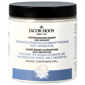 Holland & Barrett Jacob Hooy Magnesiumbisglycinaat Poeder met Inositol - 140g aanbieding