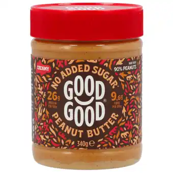 Holland & Barrett Good Good Pindakaas Creamy - 340g aanbieding