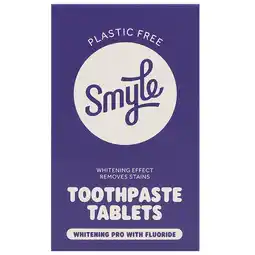 Holland & Barrett Smyle Tandpasta Tabs Whitening Refill - 63 tabletten aanbieding