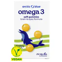 Holland & Barrett Arctic Blue Vegan Omega 3 DHA met Vitamine D en Jodium - 30 gummies aanbieding