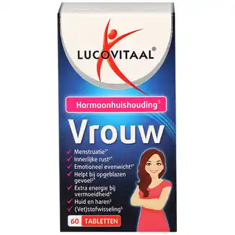 Holland & Barrett Lucovitaal Hormoonhuishouding Vrouw - 60 tabletten aanbieding