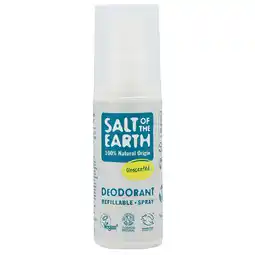 Holland & Barrett Salt of the Earth Unscented Natural Deodorant Spray - 100ml aanbieding