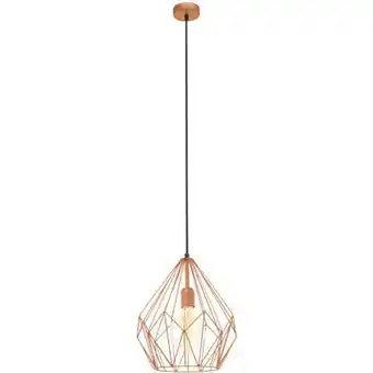 Praxis EGLO hanglamp Carlton koper 60W aanbieding