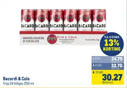 Makro Bacardi & Cola aanbieding