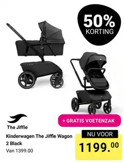 Van Asten BabySuperstore Kinderwagen The Jiffle Wagon 2 Black aanbieding