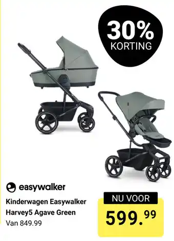 Van Asten BabySuperstore Kinderwagen Easywalker Harvey5 Agave Green aanbieding