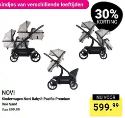 Van Asten BabySuperstore Kinderwagen Novi Baby Pacific Premium Duo Sand aanbieding