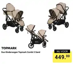 Van Asten BabySuperstore Duo Kinderwagen Topmark Combi 2 Sand aanbieding