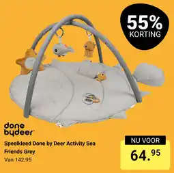 Van Asten BabySuperstore Speelkleed Done by Deer Activity Sea Friends Grey aanbieding