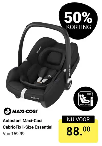 Van Asten BabySuperstore Autostoel Maxi Cosi CabrioFix I Size Essential aanbieding