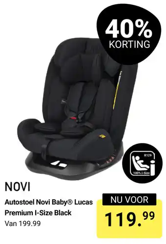 Van Asten BabySuperstore Autostoel Novi BabyⓇ Lucas Premium I Size Black aanbieding