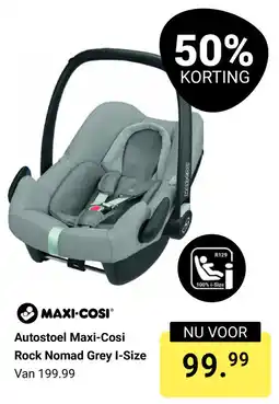 Van Asten BabySuperstore Autostoel Maxi Cosi Rock Nomad Grey I Size aanbieding