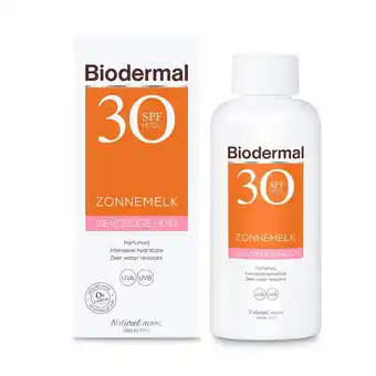 Bol.com Biodermal Zonnebrand Gevoelige huid - Zonnemelk - SPF 30 - 200ml aanbieding