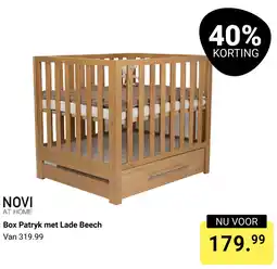 Van Asten BabySuperstore Box Patryk met Lade Beech aanbieding