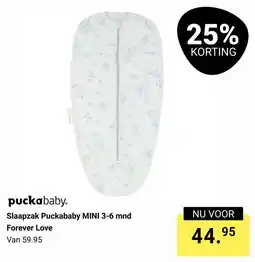 Van Asten BabySuperstore Slaapzak Puckababy MINI 3-6 mnd Forever Love aanbieding