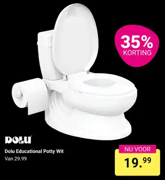 Van Asten BabySuperstore Dolu Educational Potty Wit aanbieding