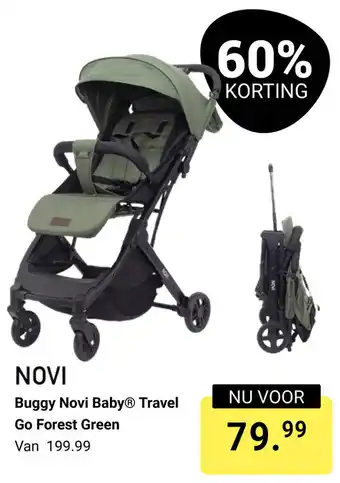 Van Asten BabySuperstore Buggy Novi Baby Travel Go Forest Green aanbieding