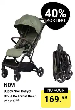 Van Asten BabySuperstore Buggy Novi Baby Cloud Go Forest Green aanbieding