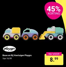 Van Asten BabySuperstore Bouw en Rij Voertuigen Playgro aanbieding