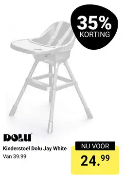 Van Asten BabySuperstore Kinderstoel Dolu Jay White aanbieding