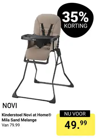 Van Asten BabySuperstore Kinderstoel Novi at Home Mila Sand Melange aanbieding