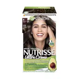 Bol.com Garnier Nutrisse Ultra Crème Middenbruin 4 - Permanente Haarkleuring aanbieding