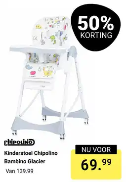 Van Asten BabySuperstore Kinderstoel Chipolino Bambino Glacier aanbieding