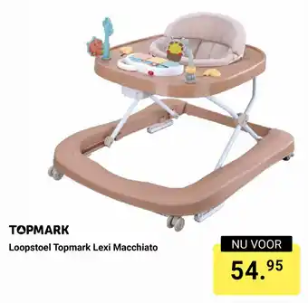 Van Asten BabySuperstore Loopstoel Topmark Lexi Macchiato aanbieding