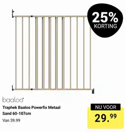 Van Asten BabySuperstore Traphek Baaloo Powerfix Metaal Sand aanbieding