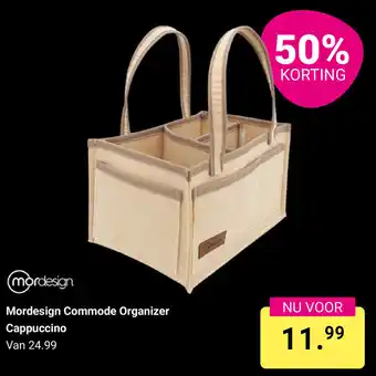 Van Asten BabySuperstore Mordesign Commode Organizer Cappuccino aanbieding