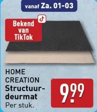 ALDI Structuur deurmat aanbieding