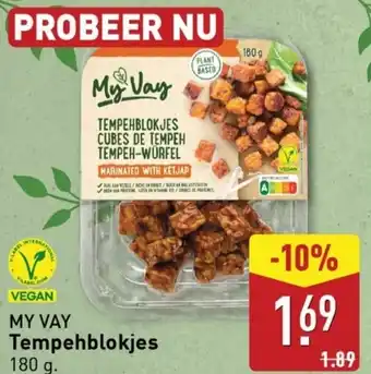 ALDI Tempehblokjes aanbieding