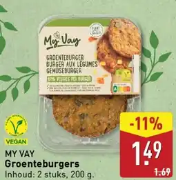 ALDI Groenteburgers aanbieding