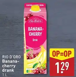 ALDI Banana cherry drank aanbieding