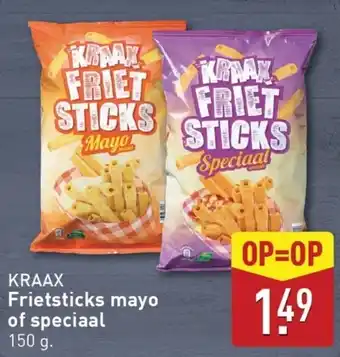 ALDI Frietsticks mayo of speciaal aanbieding