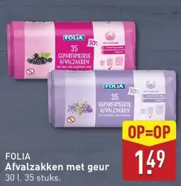 ALDI Afvalzakken met geur aanbieding