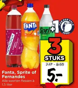 Vomar Voordeelmarkt Fanta, Sprite of Fernandes aanbieding