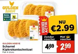 Vomar Voordeelmarkt Scharrel Kipkrokantschnitzel aanbieding