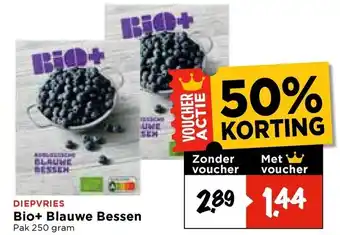 Vomar Voordeelmarkt Diepvries Bio + Blauwe Bessen aanbieding