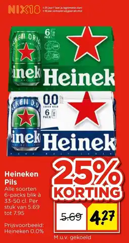 Vomar Voordeelmarkt Heineken Pils aanbieding